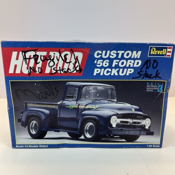 Revell Hot Rod Custom '56 Ford Pickup 1:25 Scale Kit 7124 Skill Level 3 - Picture 1 of 8